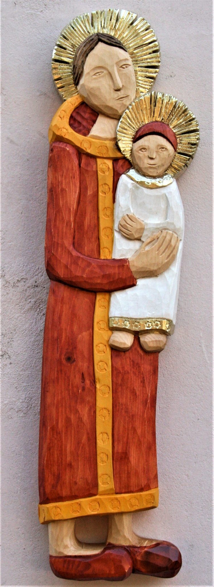 Statua Madonna In Marmo Fuso – 17 Cm, Fatta A Mano In Grecia Con Oltre 90% Marmo Naturale – Riproduzione Sacra Per Altari